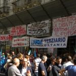 Catania – Alta tensione Aligrup: protesta in Prefettura