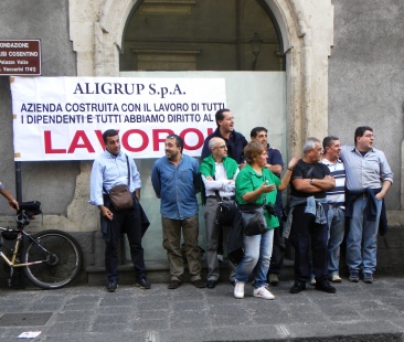 Catania – Promesse infrante e tanta rabbia resta questo ai dipendenti Aligrup