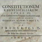 In Sicilia la Costituzione nel 1231