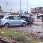 Tromba d’aria e fulmini all’Ilva di Taranto