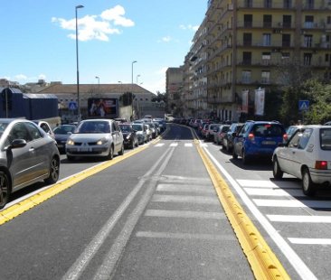 Catania – Col Brt, strade ancora più strette. Traffico in tilt e allarme-sicurezza