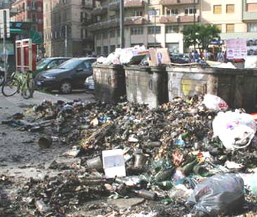 Rifiuti deodorizzati e depolverizzati prima di essere impiegati come combustibile