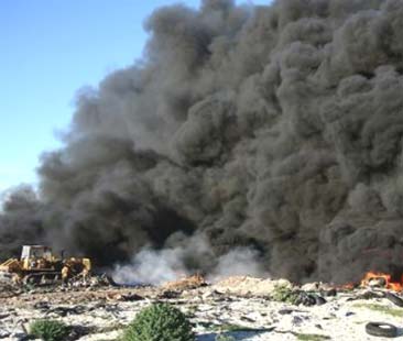 Quando nasce un incendio in discarica, i tre indizi per capirne la presenza
