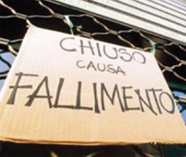 Troppe imprese chiudono i battenti Troppe imprese chiudono i battenti