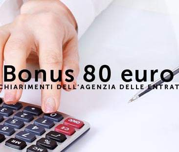 Bonus Irpef in busta paga: ecco i chiarimenti dell’Agenzia Entrate