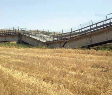 Giù il viadotto Petrulla, panico sulla Statale 626