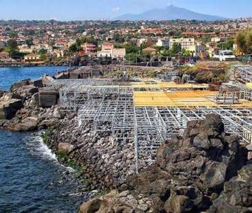 Catania – Il solarium di fronte al Nautico sarà aperto l’11 maggio