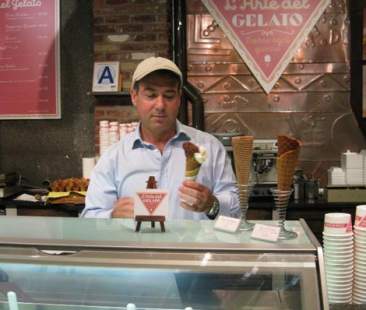 Gelato artigianale, viaggio Baucina-New York di solo andata