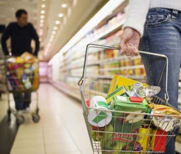 Dopo sette anni torna a crescere la spesa alimentare