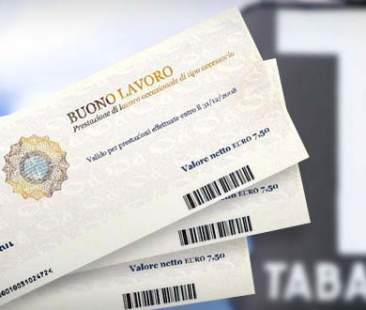 Buoni lavoro: dal 2012 al 2014 una crescita del 70 per cento