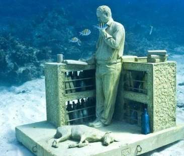 Un paradiso artificiale conservato sotto il mare