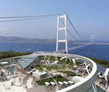 Ponte Stretto, si vede solo la prospettiva