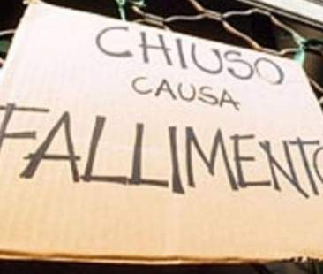 Sicilia, aumentano le imprese in fallimento nel 2016