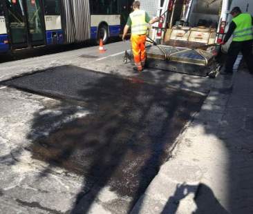 Palermo – Rap testa macchina che rigenera asfalto