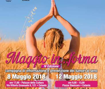 Tumori e prevenzione, torna Maggio in… forma
