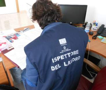 Lavoro: 126 ispettori, 462.000 imprese