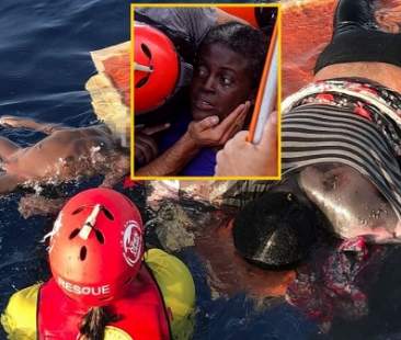 Migranti: Open Arms, “Libia lascia morire donna e bimbo” Migranti: Open Arms, “Libia lascia morire donna e bimbo”