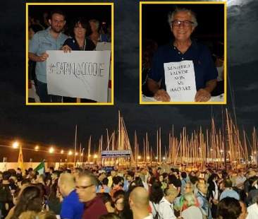 Migranti: Diciotti, la protesta dell’arancino