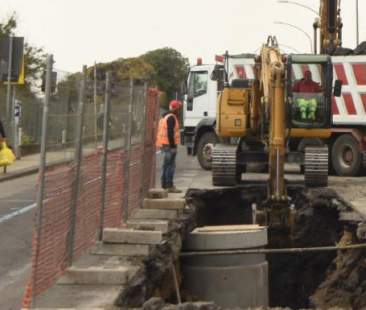 Catania – Lavori collettore fognario, iniziano i primi intoppi