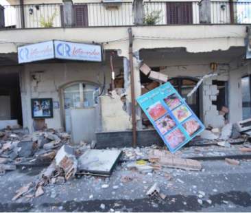 Catania – A Zafferana Etnea 500 sfollati e 260 edifici inagibili