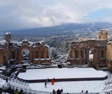 La Sicilia nella morsa del gelo