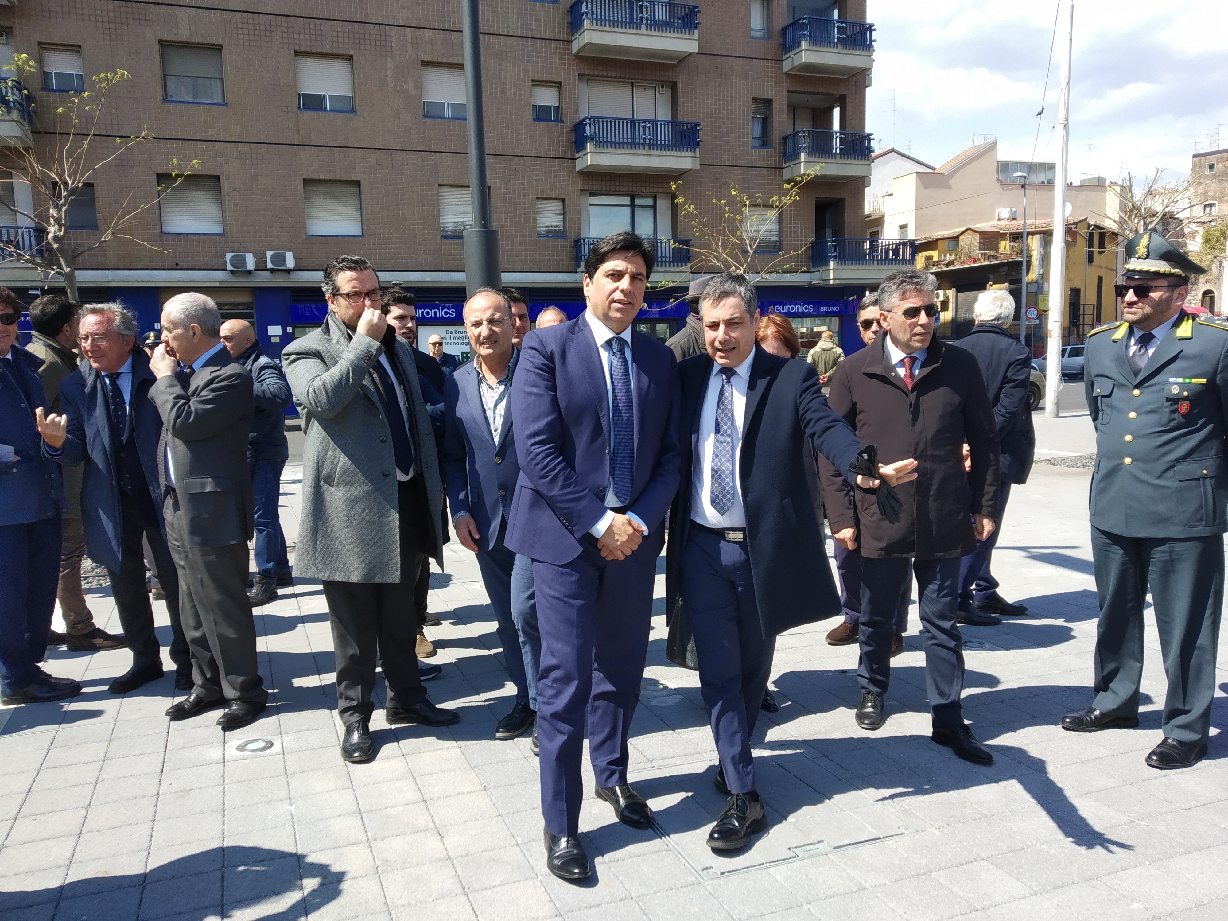 San Berillo, consegnate le prime opere in piazza Grenoble e in Corso dei Martiri