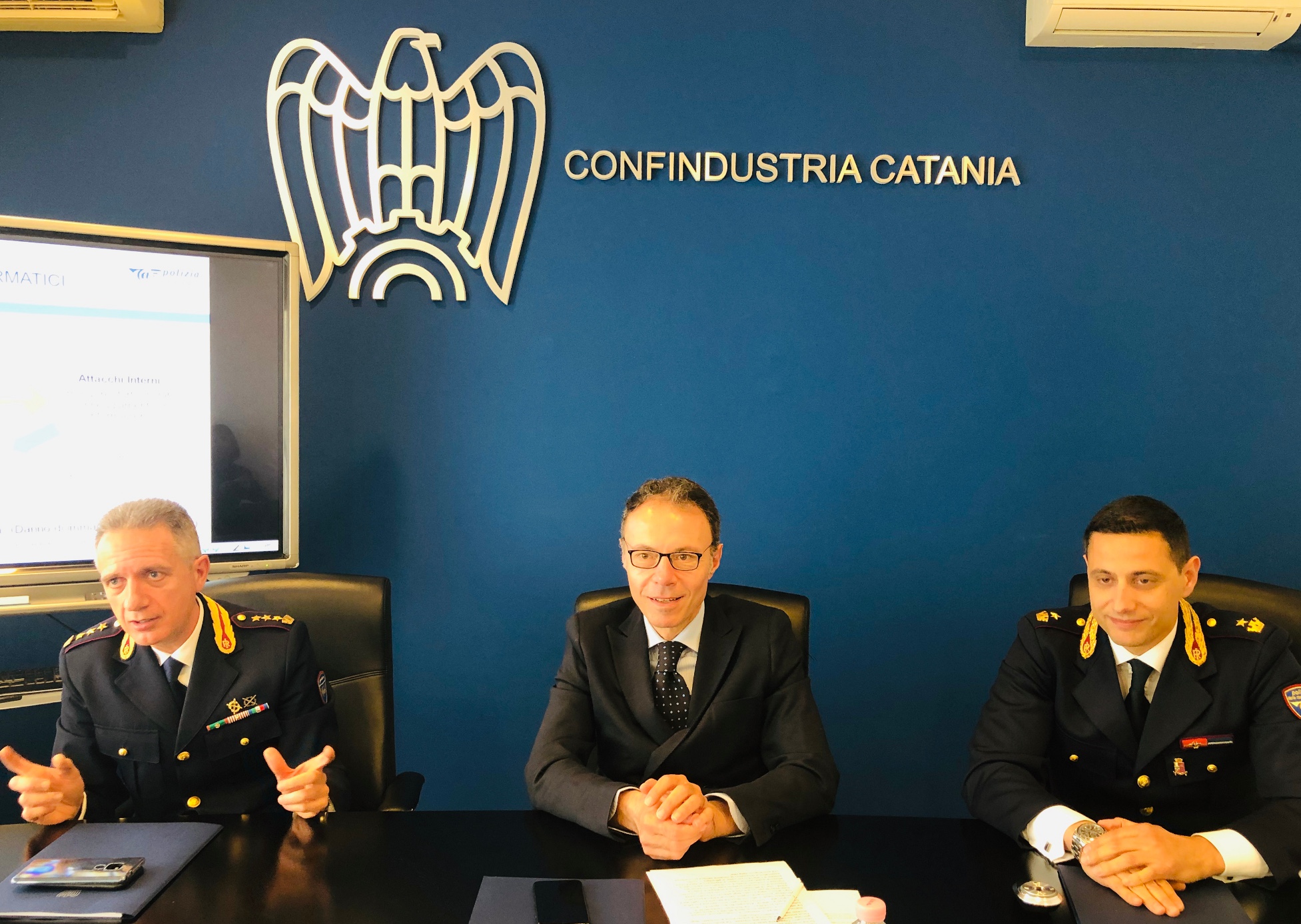Confindustria Catania e Polizia postale   contro i crimini informatici verso le imprese