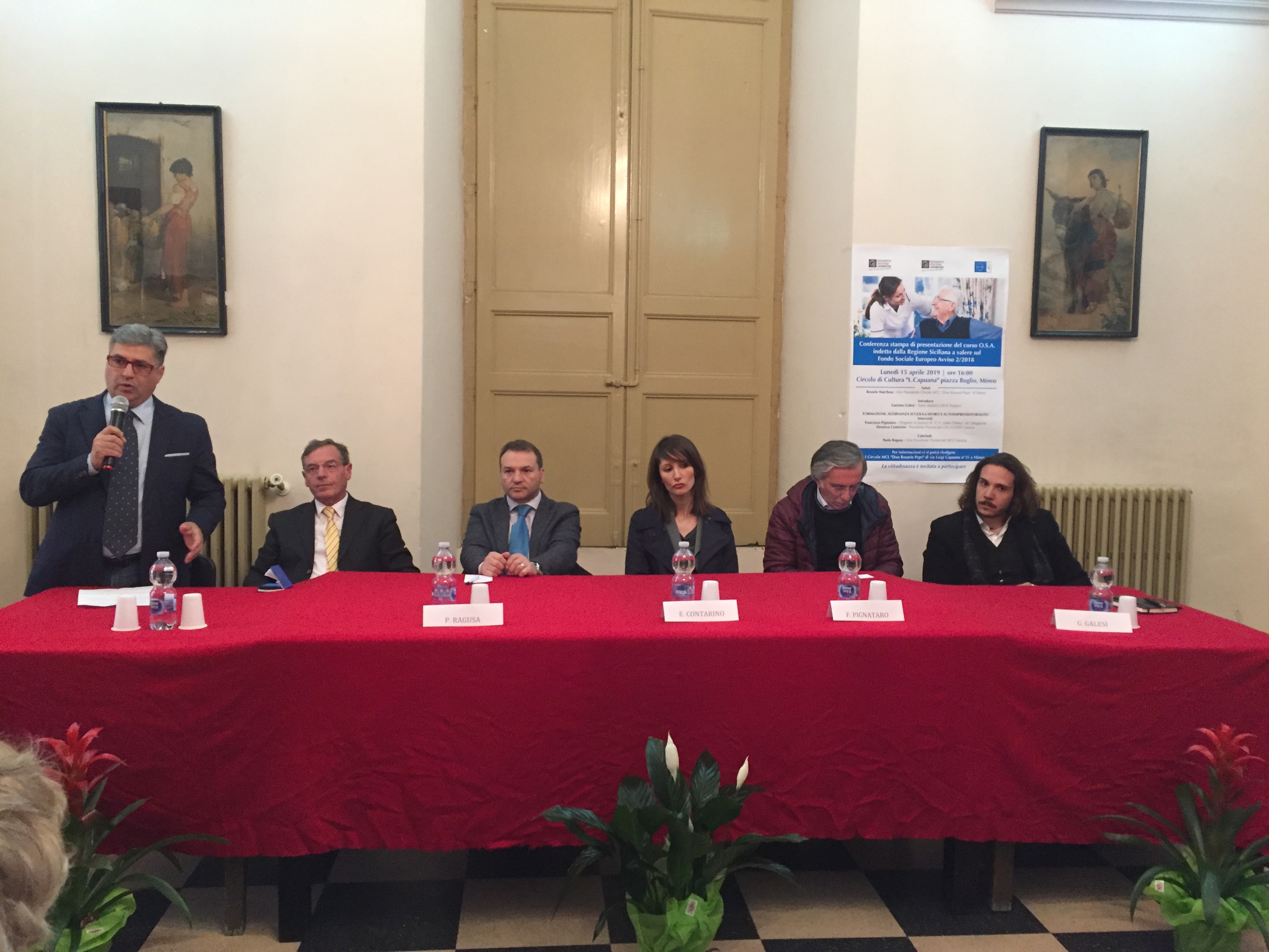 Formazione, lavoro e alternanza A Mineo presentato il corso Osa