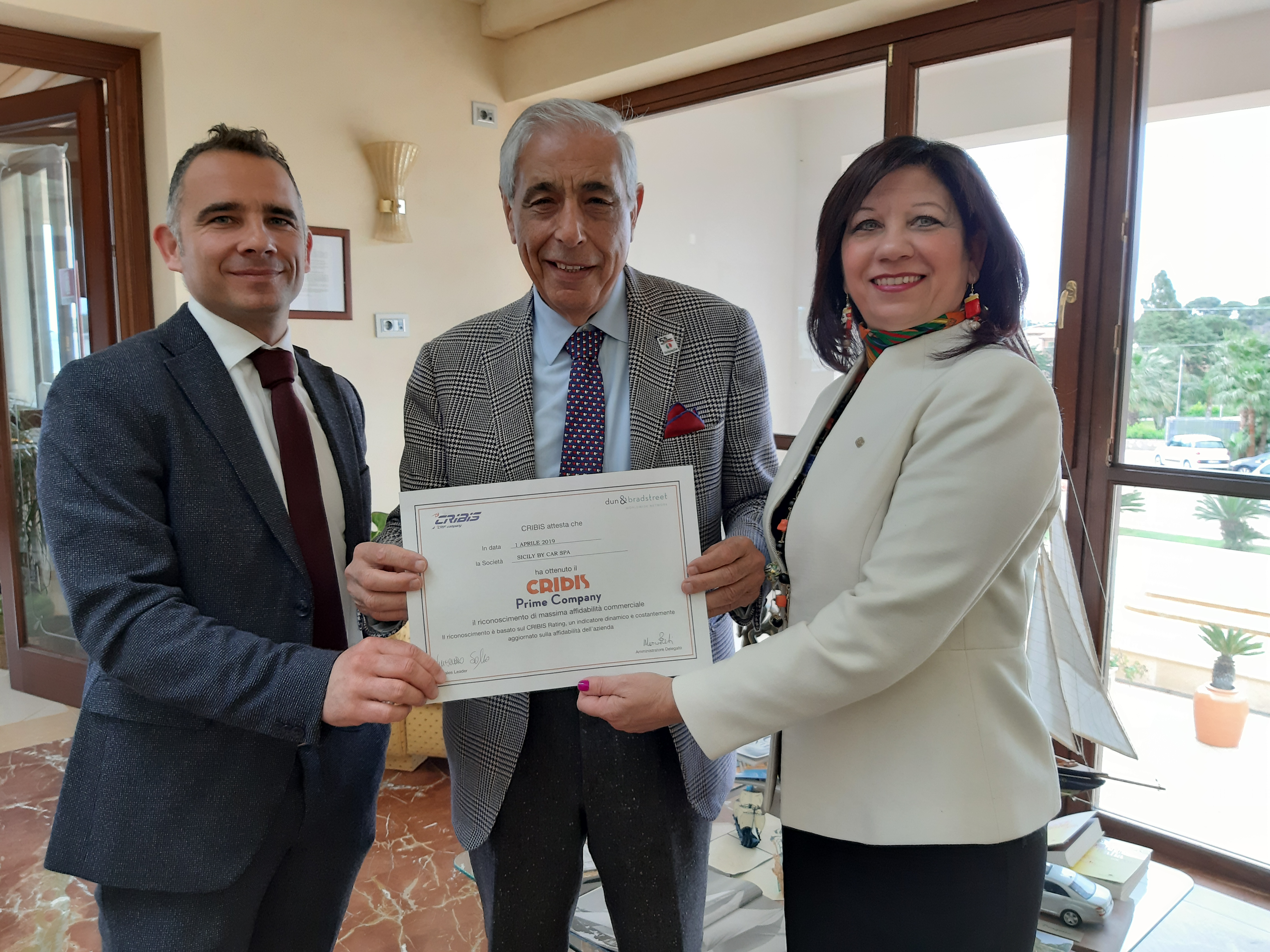 Imprese affidabili, “Sicily by Car”  ottiene il massimo punteggio da Cribis