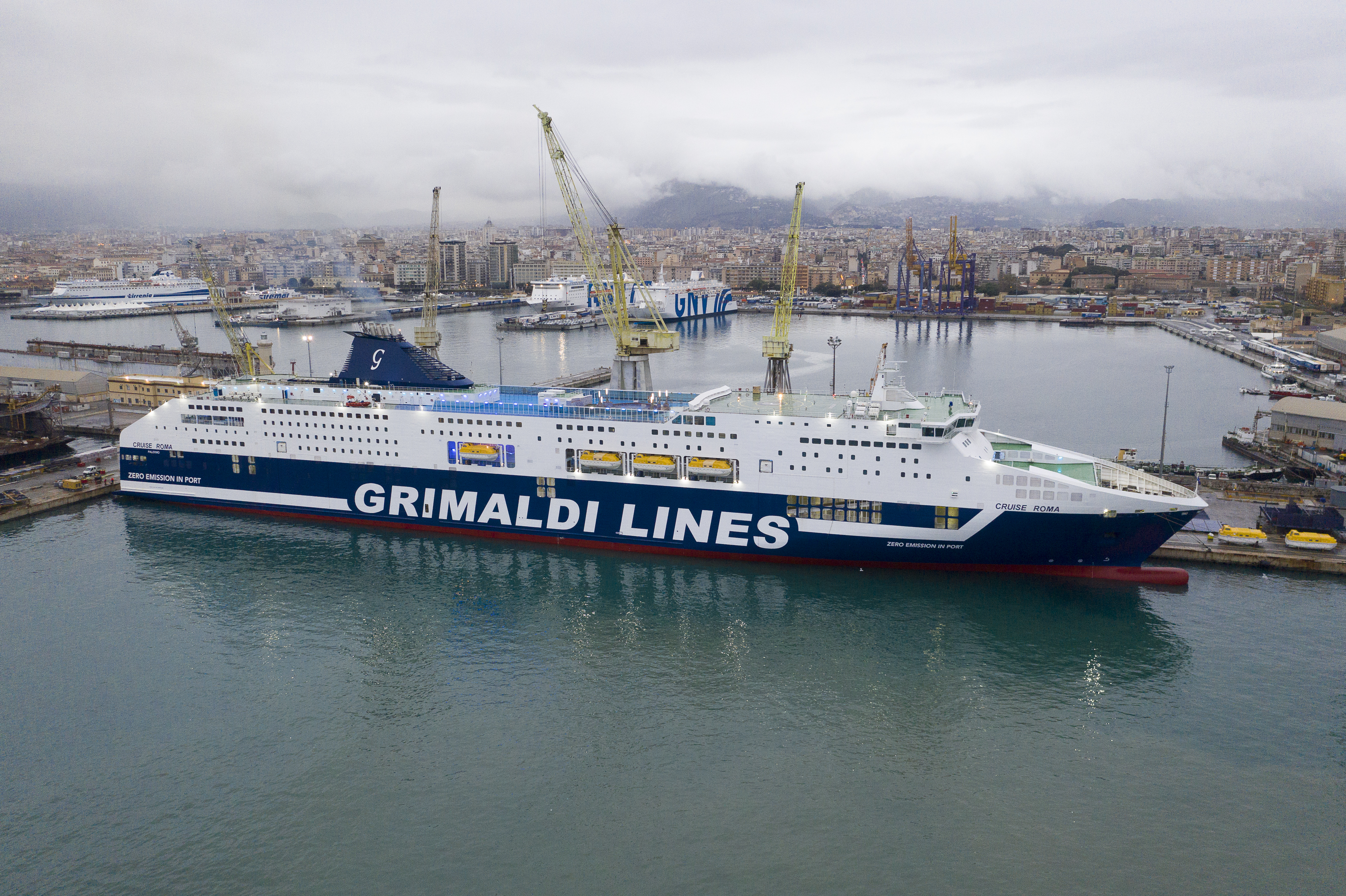 Dopo l’allungamento la  Cruise Roma è in piena attività