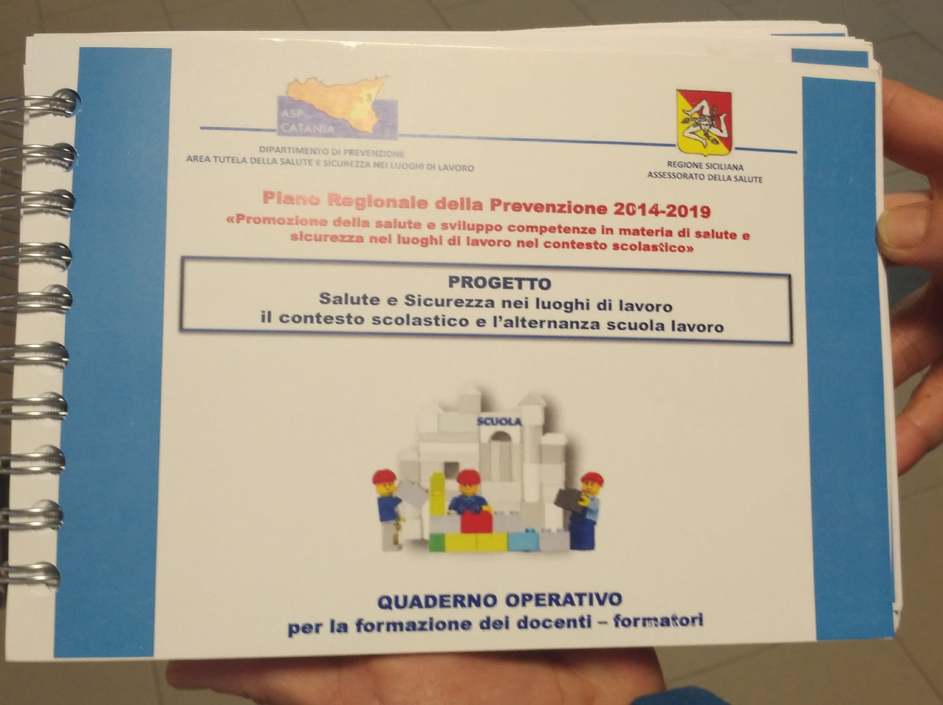 La sicurezza parte dai banchi di scuola, dall’Asp Ct arriva il quaderno “amico”