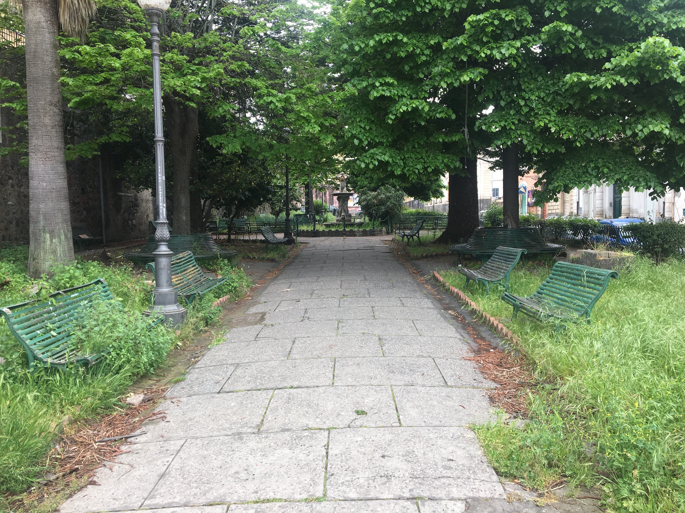 Giarre, lavori di restyling al via per villa Garibaldi