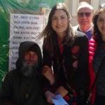 Migranti: Claudia Koll ha pregato con Biagio Conte a Palermo