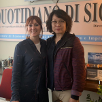 La direttrice della rivista Cina in Italia, Hu Lanbo, visita il Qds