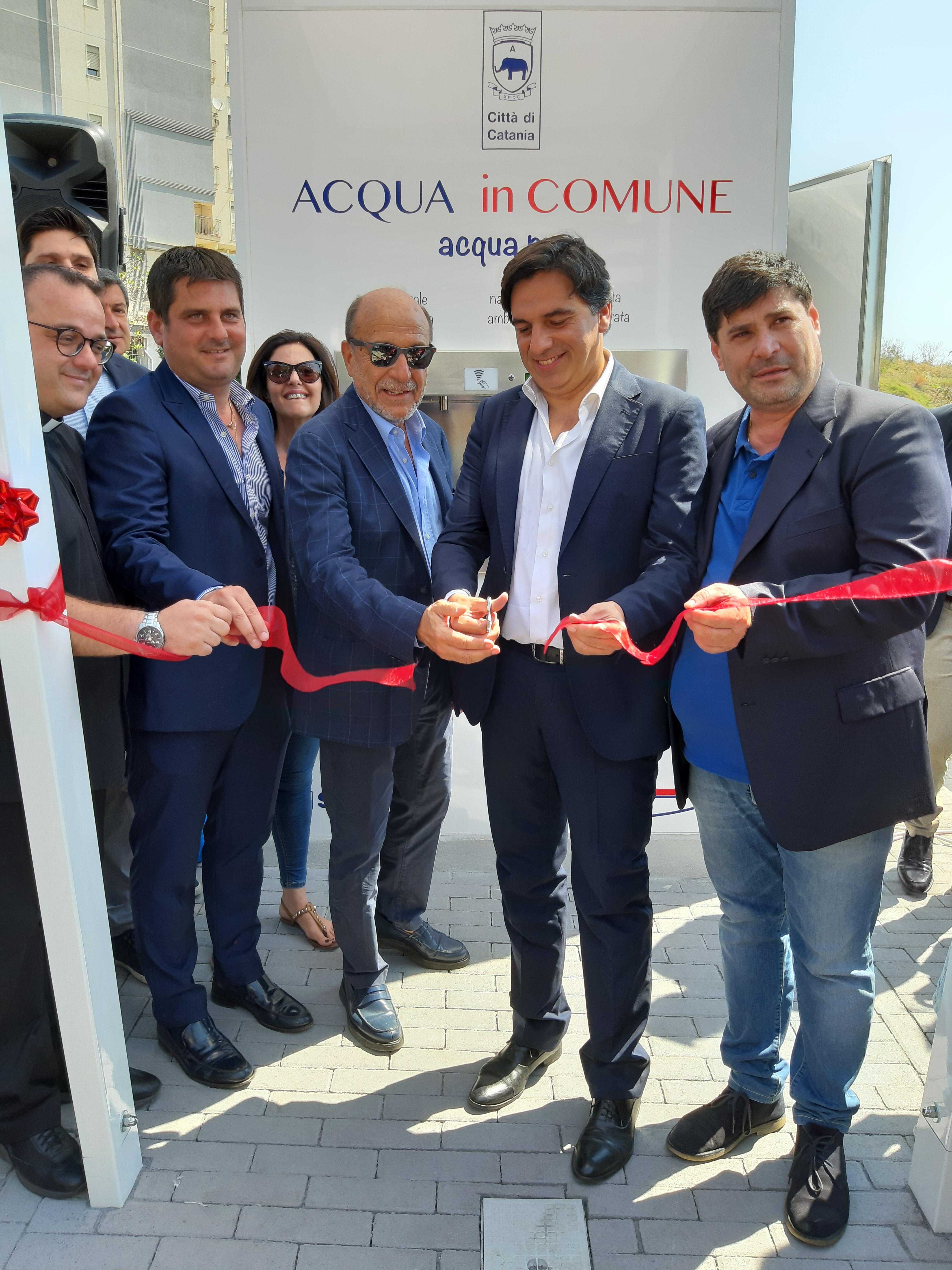 Inaugurata nuova “casa dell’acqua” nel cuore di Librino Inaugurata nuova “casa dell’acqua” nel cuore di Librino