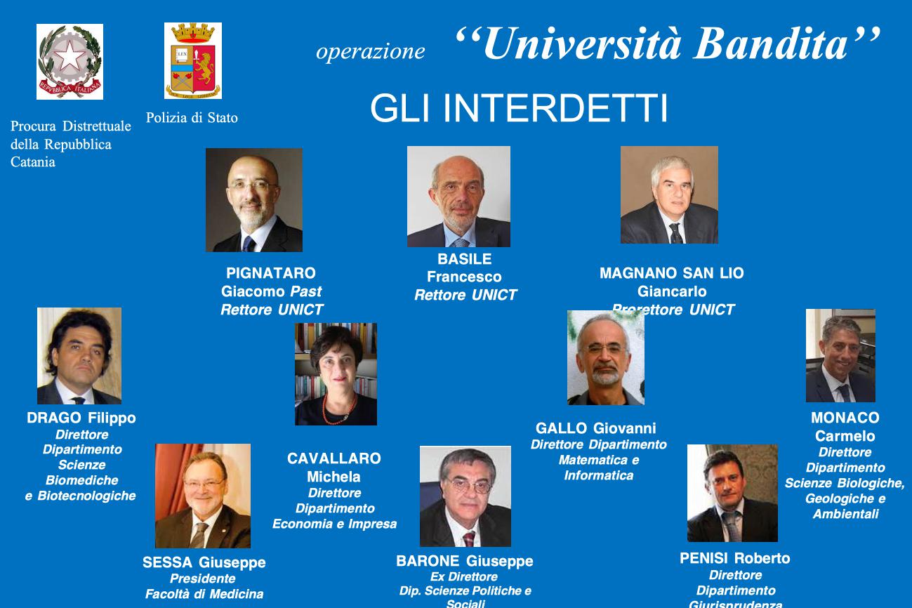 “Decapitati” i vertici dell’Università di Catania, nuovi nomi