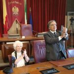 Palermo, commozione per la cittadinanza a Liliana Segre