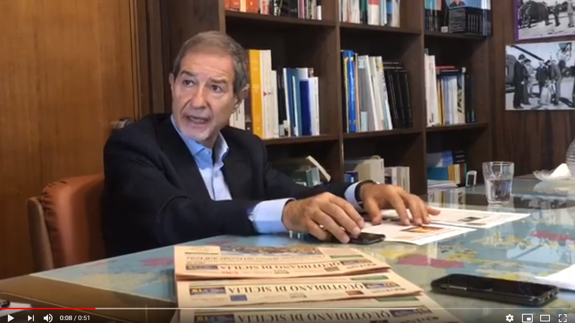 Anteprima del forum con il presidente della Regione, Nello Musumeci