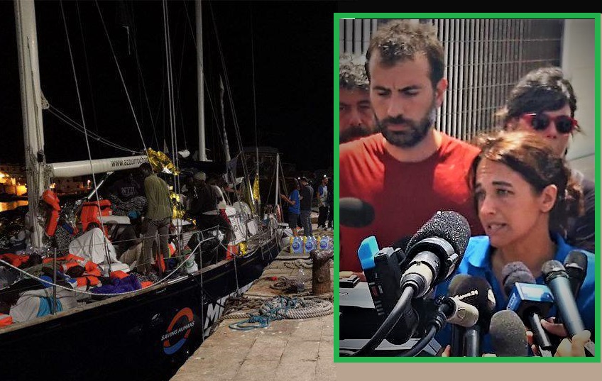 Migranti, a terra i naufraghi del veliero, stavolta Mediterranea attacca, nuovi sbarchi fantasma