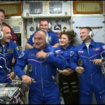 Parmitano sulla Stazione spaziale internazionale