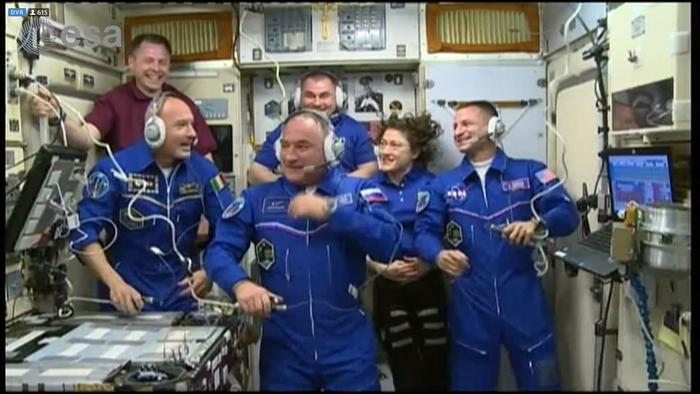 Parmitano sulla Stazione spaziale internazionale