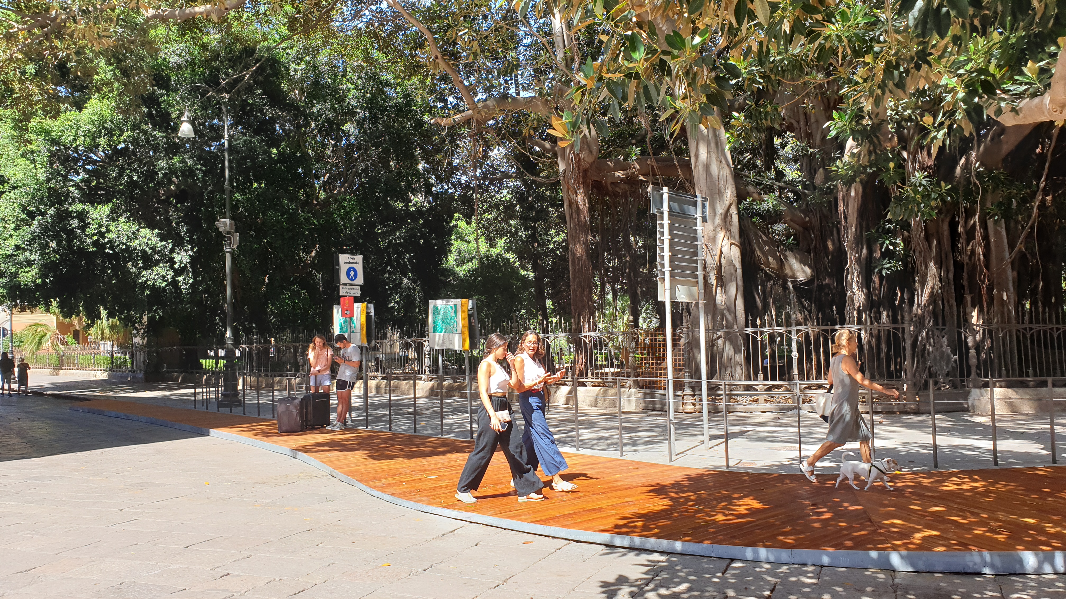 Ultimati i lavori in piazza Marina a Palermo