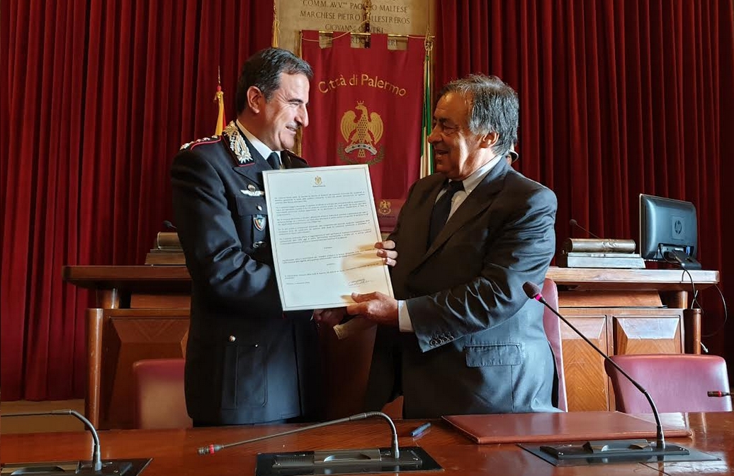 Cittadinanza onoraria al colonnello Di Stasio Cittadinanza onoraria al colonnello Di Stasio