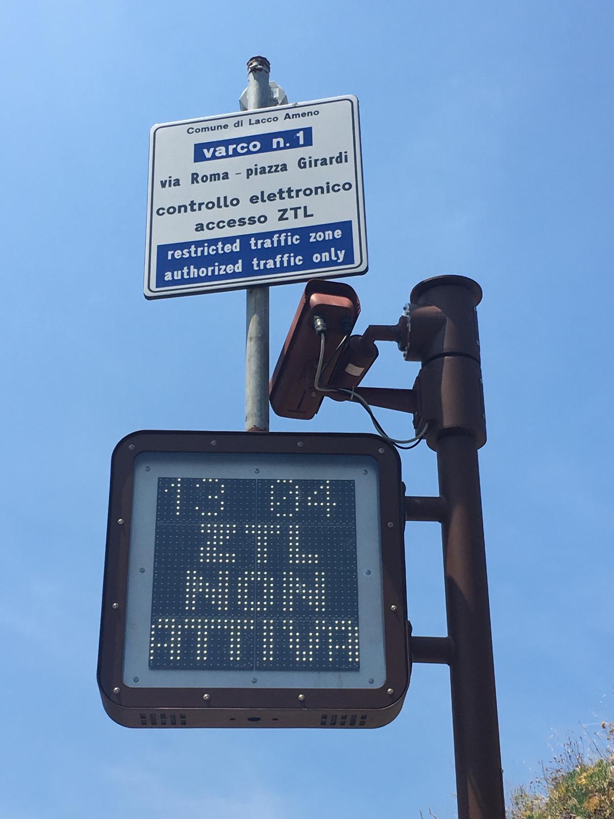 Ztl, sparisce la dicitura “Varco attivo”