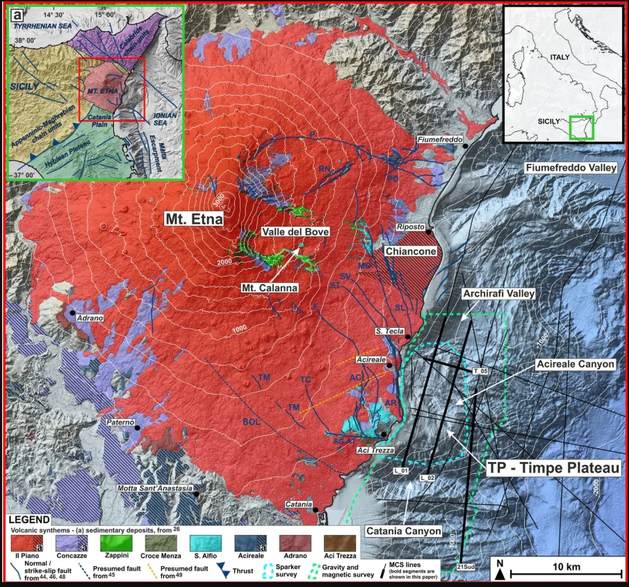 Etna, quelle fessure tra Acireale e Adrano da cui il magma risale fino in superficie