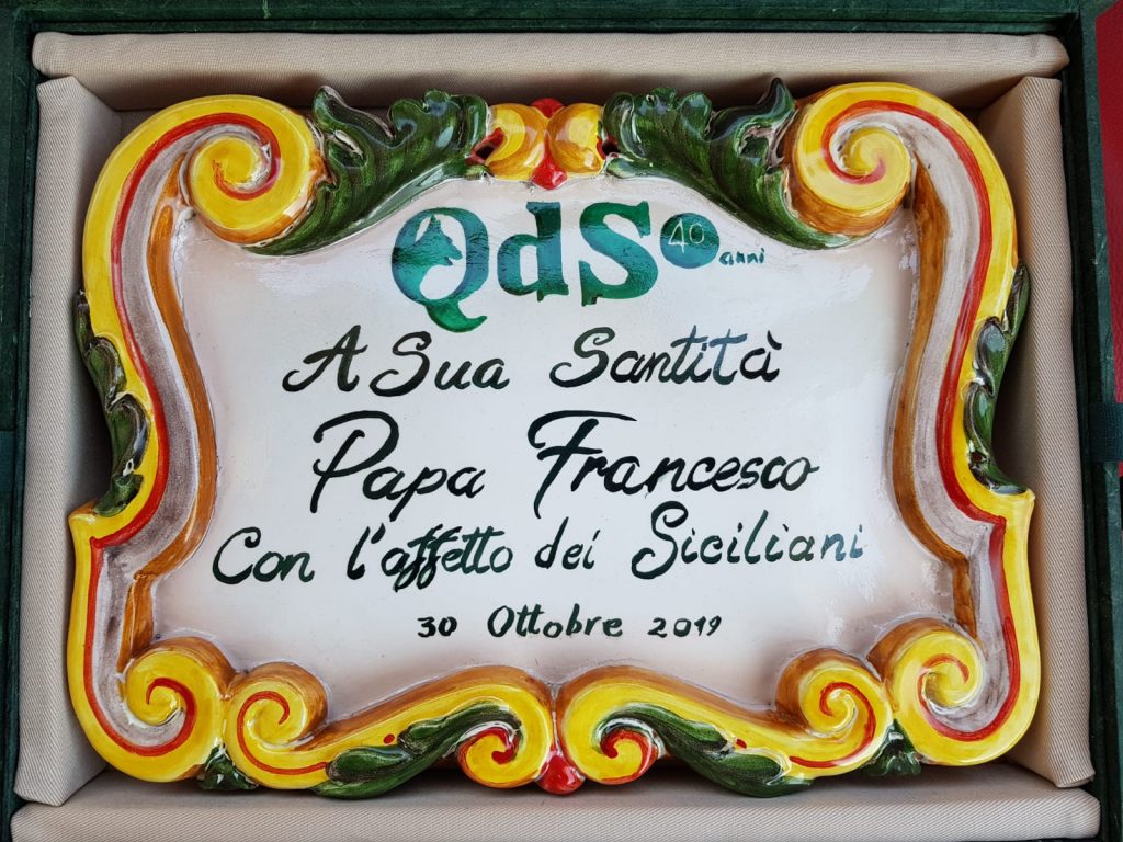 Galleria foto '#QdS40, Papa Francesco riceve il Quotidiano di Sicilia' - foto 1