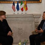 Il console generale Usa in visita a Palermo a Palazzo d’Orléans