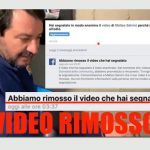Salvini al citofono, Facebook rimuove il video dalla sua pagina