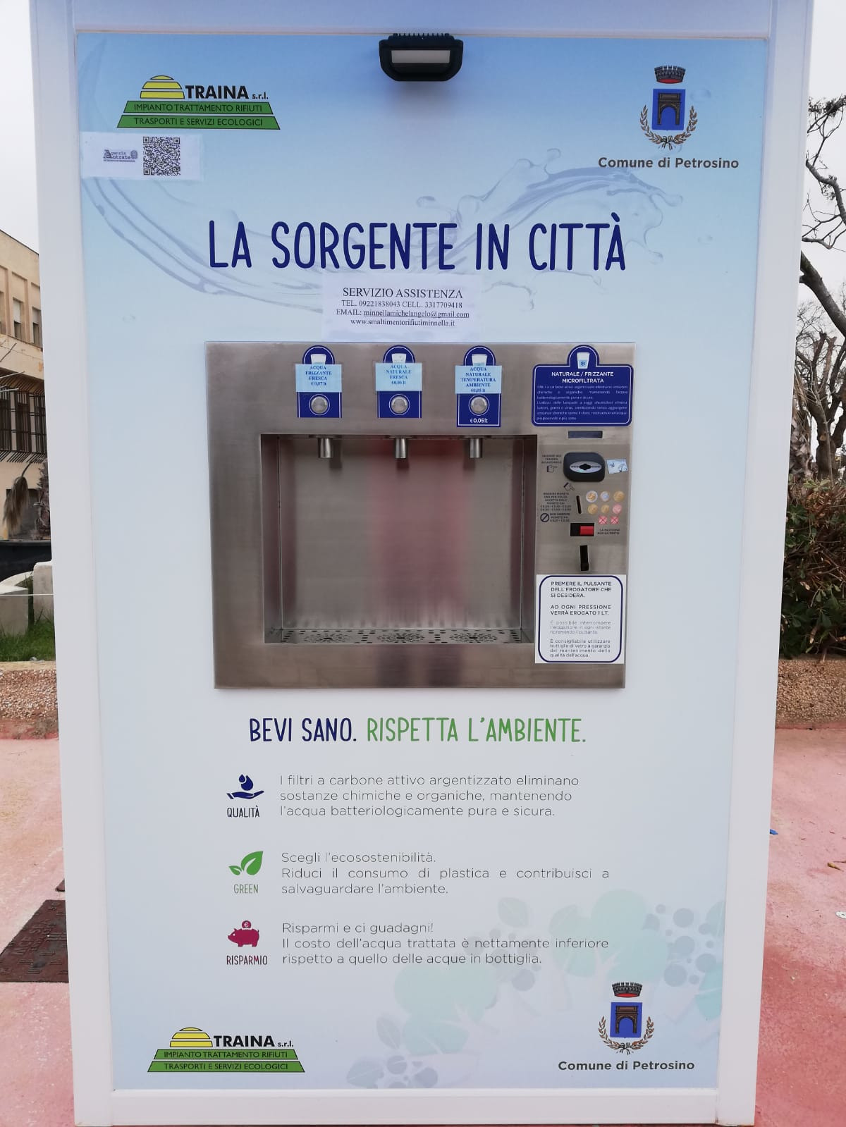 Attiva la “Casetta  dell’Acqua” a Petrosino
