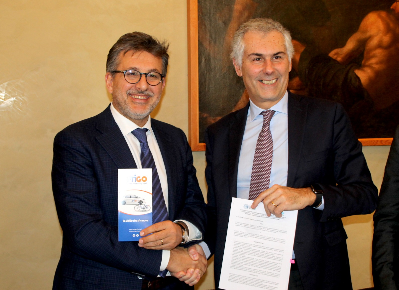 Siglato accordo UniPa-Amat sulla mobilità sostenibile